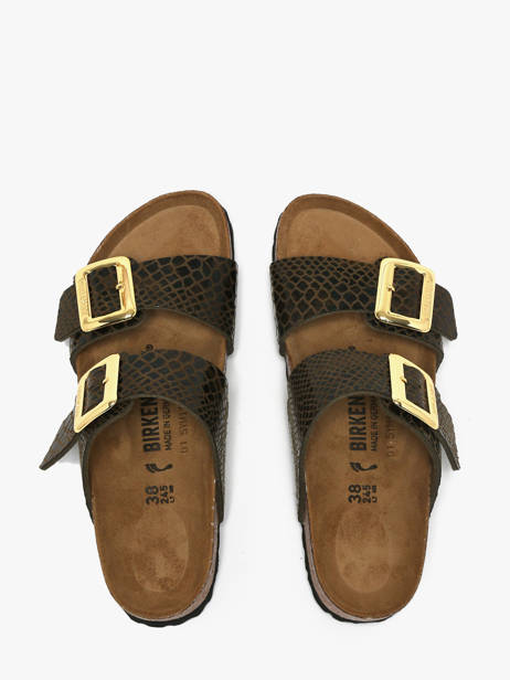 Slippers Birkenstock Groen accessoires 1030888 ander zicht 3