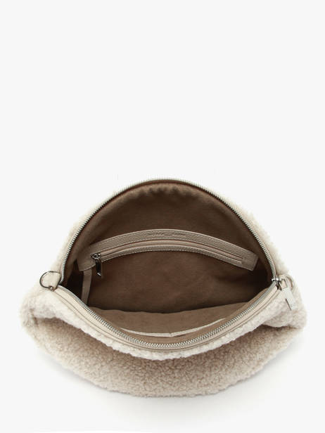 Schoudertas Anna Winter Shearling En Leder Nathan baume Beige nathan S ander zicht 3
