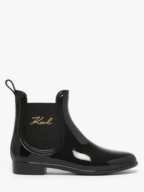 Regen Enkellaarsjes Kalosh Ii Karl lagerfeld Zwart accessoires KL94775