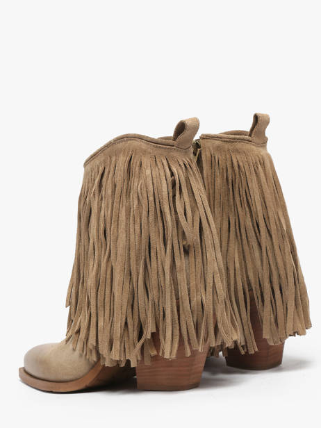 Santiago Laarzen Uit Leder Metisse Beige accessoires XD2125 ander zicht 2