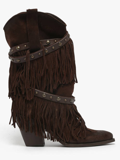 Santiago Laarzen Uit Leder Metisse Bruin accessoires XD2128