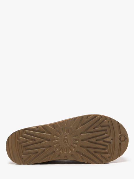 Pantoffels Uit Leder Ugg Bruin accessoires 1174470 ander zicht 4