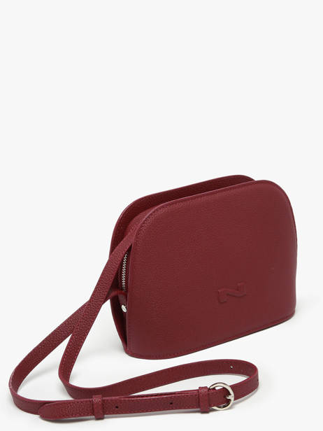 Cross Body Tas Lilou Leder Nathan baume Violet egee 2 ander zicht 1