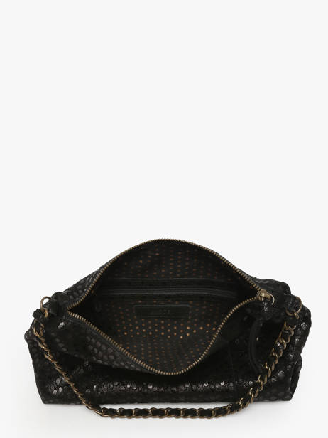Cross Body Tas Joanna Leder Pieces Zwart joanna 17160097 ander zicht 3
