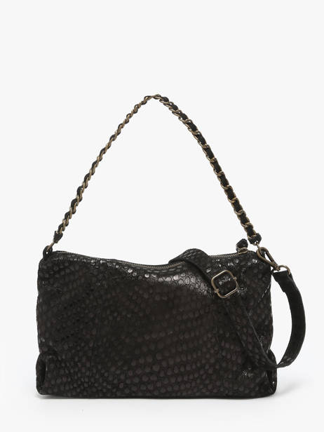 Cross Body Tas Joanna Leder Pieces Zwart joanna 17160097 ander zicht 4
