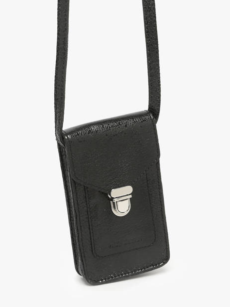Telefoontas Eclipse Leder Paul marius Zwart eclipse TELEPECL ander zicht 1