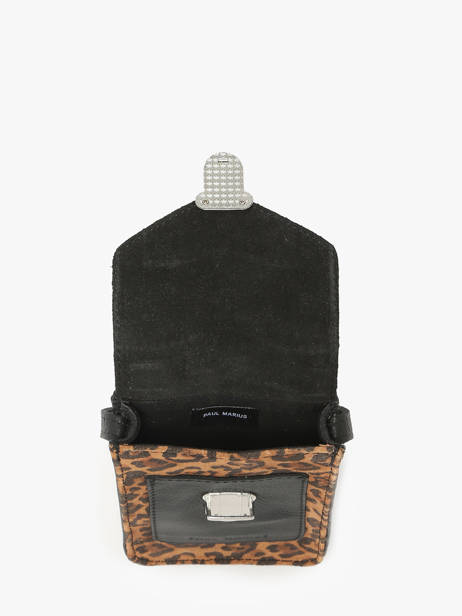 Telefoontas Leopard Leder Paul marius Zwart leopard TELEPLEO ander zicht 2