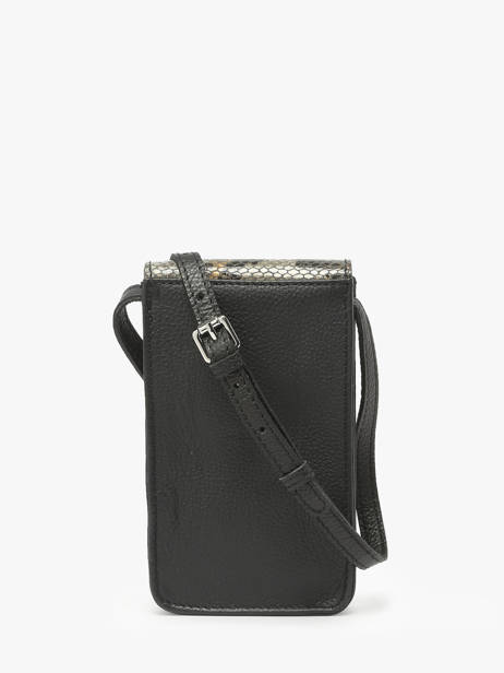 Telefoontas Python Leder Paul marius Zwart python TELEPPYT ander zicht 3