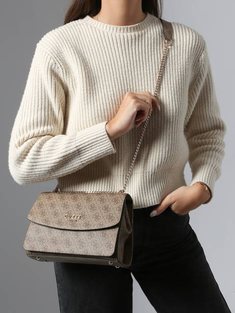 Cross Body Tas Calista Guess Beige calista SG733421 ander zicht 1