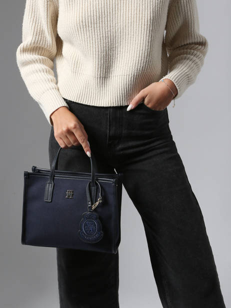 Handtas Th City Tommy hilfiger Blauw th city AW17852 ander zicht 1