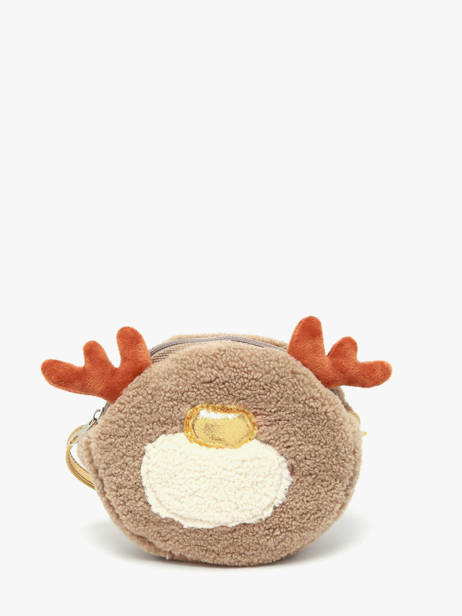 Kids Cross Body Tas Rudolf Rendier Le voyage en panier Bruin kids AHP303