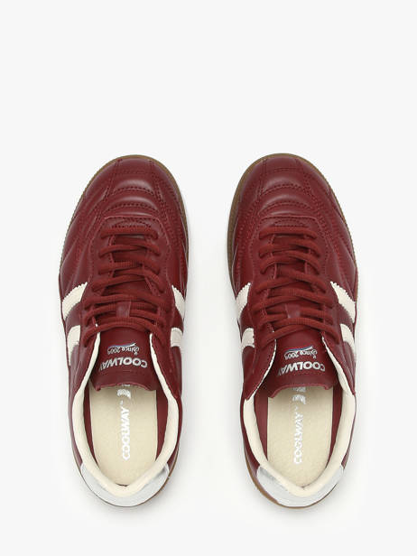 Sneakers Uit Leder Coolway Rood accessoires 7693165 ander zicht 3
