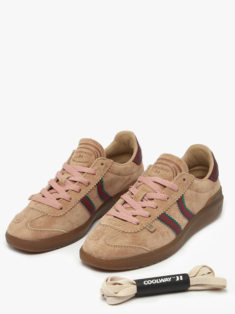 Sneakers Uit Leder Coolway Bruin accessoires 7613293 ander zicht 1