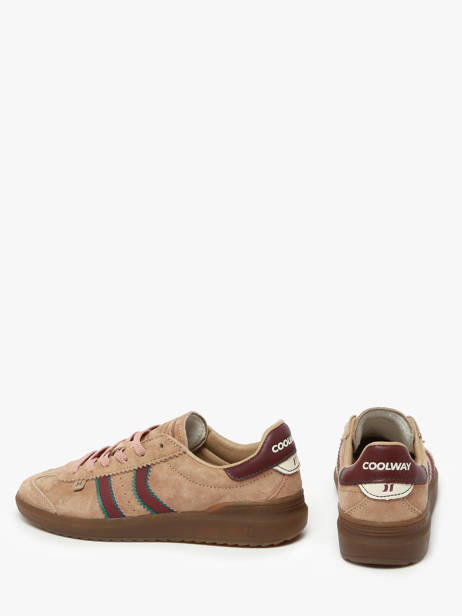 Sneakers Uit Leder Coolway Bruin accessoires 7613293 ander zicht 2