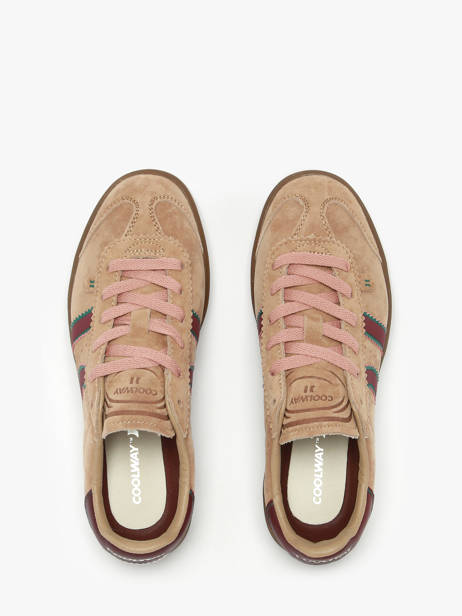 Sneakers Uit Leder Coolway Bruin accessoires 7613293 ander zicht 3