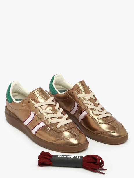 Sneakers Uit Leder Coolway Goud accessoires 7693294 ander zicht 1