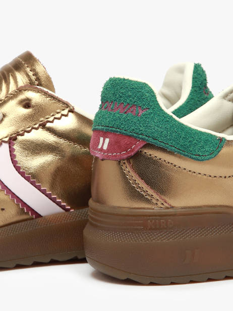 Sneakers Uit Leder Coolway Goud accessoires 7693294 ander zicht 2