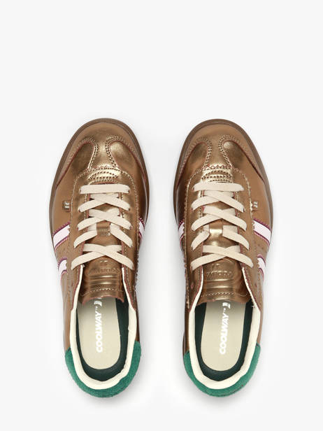 Sneakers Uit Leder Coolway Goud accessoires 7693294 ander zicht 3