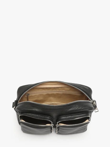 Cross Body Tas Soft Caramella Leder Lancaster Zwart soft caramella 6 ander zicht 2