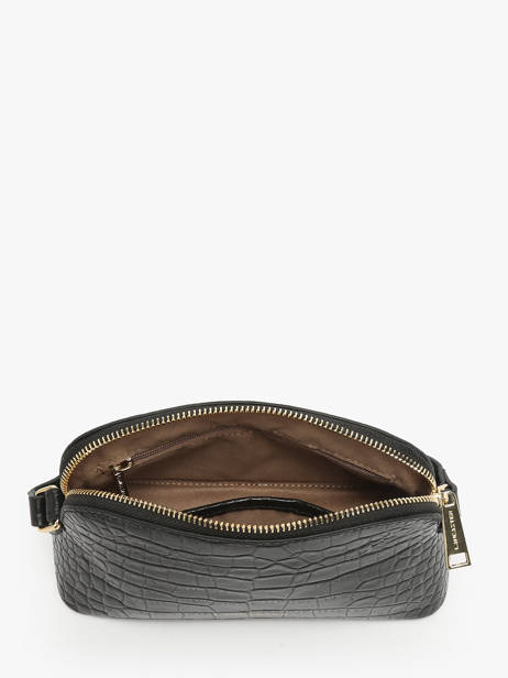 Cross Body Tas Exo Leder Lancaster Zwart exo 113 ander zicht 2