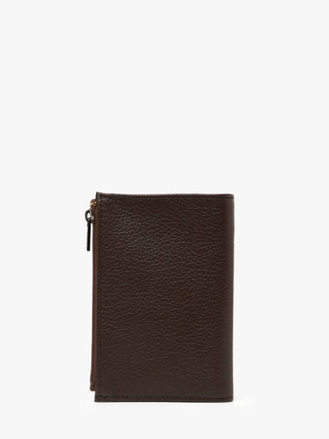 Portefeuille Met Portemonnee Leder Etrier Bruin madras EMAD619 ander zicht 3