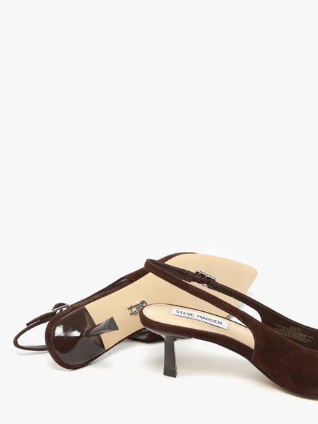 Pumps Met Naaldhak Uit Leder Steve madden Bruin accessoires 11003902 ander zicht 2