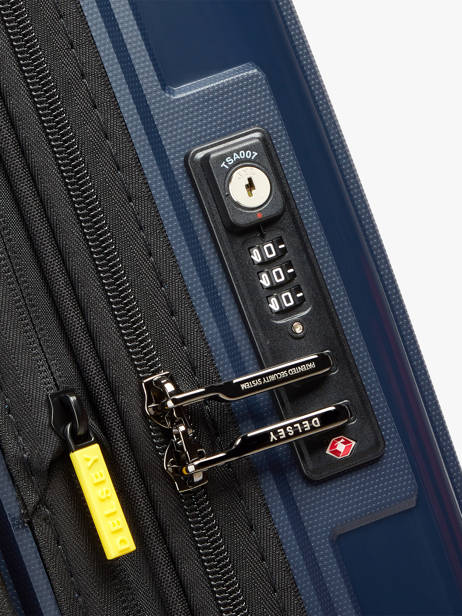 Uitbreidbare Handbagage Delsey Blauw lutece 3802803 ander zicht 1
