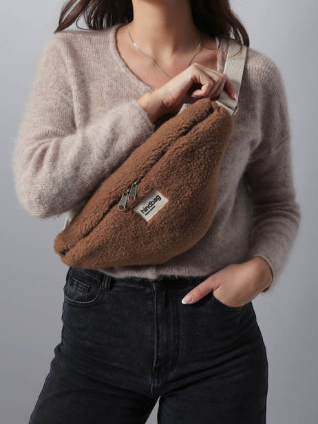 Heuptasje Hindbag Bruin teddy TE ander zicht 1