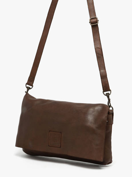 Cross Body Tas Heritage Leder Biba Bruin heritage BT5 ander zicht 1