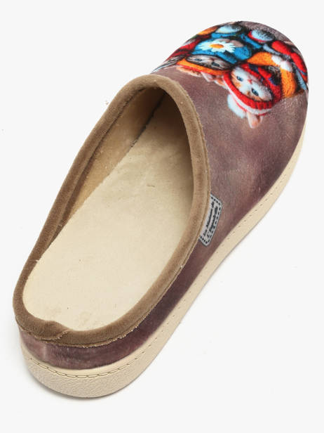 Pantoffels La maison de l'espadrille Beige women 8 ander zicht 2