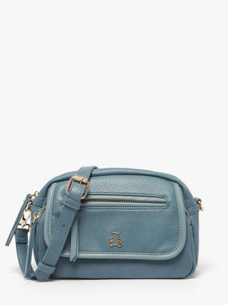 Cross Body Tas Zip Lulu castagnette Blauw zip ZAER