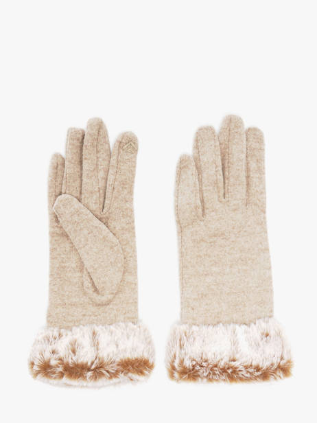 Handschoenen Isotoner Beige women gloves 85358