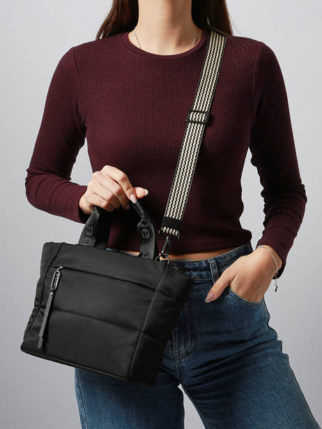 Handtas /cross Body Cumulus Nylon Aube Zwart cumulus 101CS04 ander zicht 1