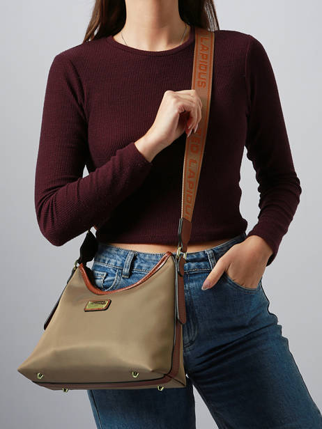 Cross Body Tas Jamie Nylon Ted lapidus Beige jamie DU43504 ander zicht 1