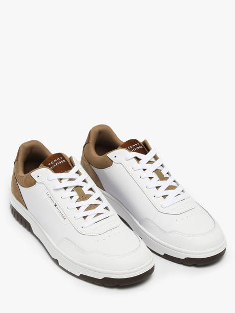 Sneakers Uit Leder Tommy hilfiger Bruin men 5714AEI ander zicht 1