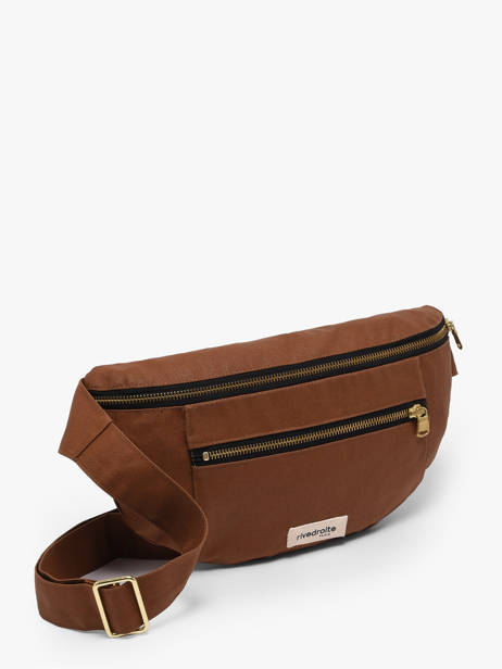 Belt Bag Orsel Waxed Rivedroite Bruin waxed ORSELWAX ander zicht 2