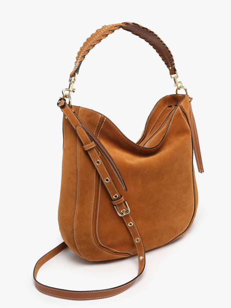 Schoudertas Ella Leder Le tanneur Bruin ella TNGI1410 ander zicht 1