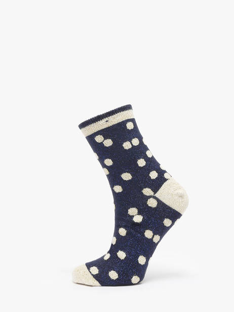 Damessokken Midnight Blue Cabaia Blauw socks women MINUITBL