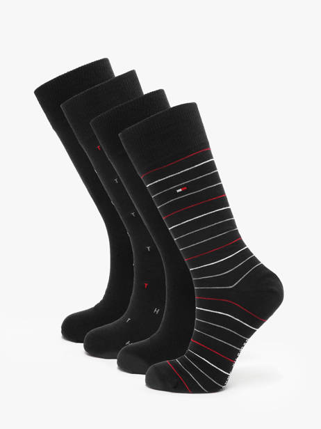 Herensokken 4 Paar Cadeaubox Tommy hilfiger Zwart socks 71235375