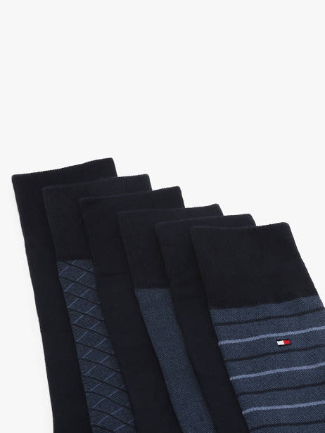 Herensokken 6 Paar Cadeaubox Tommy hilfiger Blauw socks 71235373 ander zicht 3