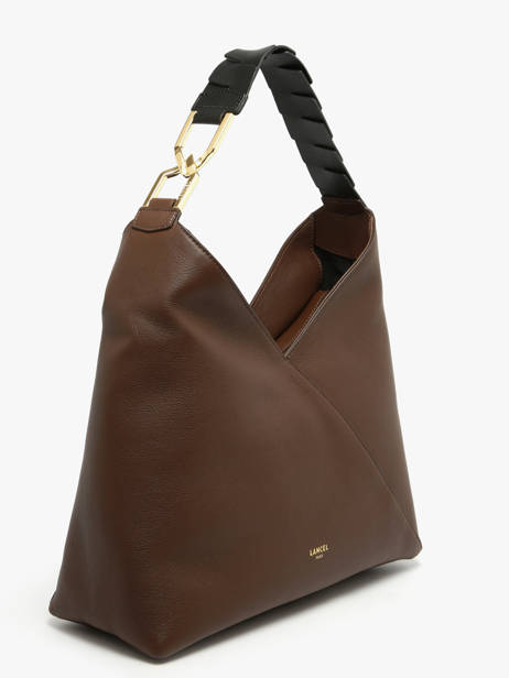Schoudertas Pagode Leder Lancel Bruin pagode A12510 ander zicht 2