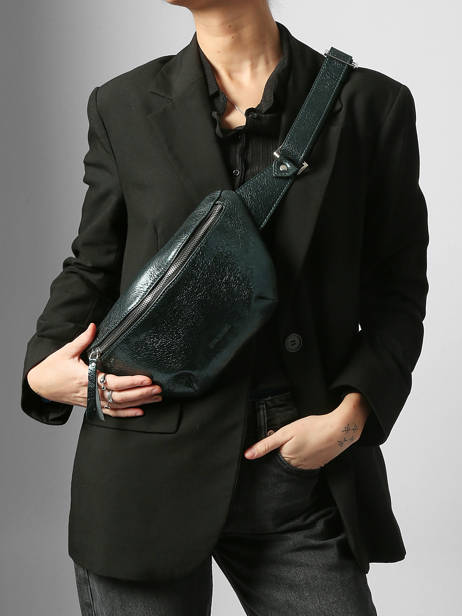 Heuptasje La Banane Minuit Leder Paul marius Groen minuit BANANMIN ander zicht 1