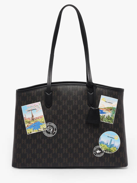 Schoudertas K/ikon Mono Leder Karl lagerfeld Bruin k ikon B1W30020