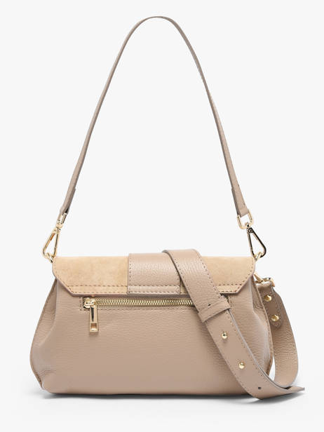 Handtas Velvet Caviar Leder Milano Beige velvet caviar VC25114 ander zicht 4