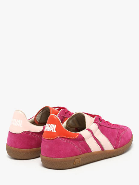 Sneakers Uit Leder Caval Roze women BAPULS79 ander zicht 2