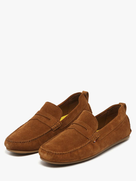 Mocassins Uit Leder Tommy hilfiger Bruin men 5789GVQ ander zicht 2