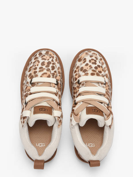 Sneakers Lo Lowmel Plains Uit Leder Ugg Bruin women 1181071 ander zicht 3