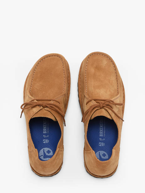 Derby Veterschoenen Utti Uit Leder Birkenstock Bruin men 1031546 ander zicht 4