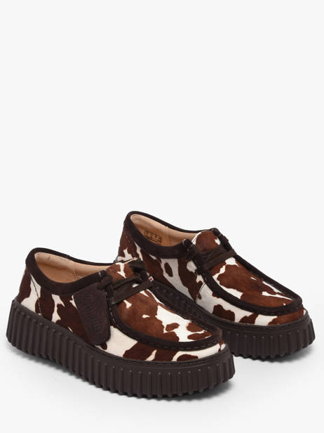 Derby Veterschoenen Met Platformzool Uit Leder Clarks Bruin women 26186666 ander zicht 1