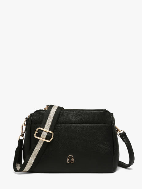 Cross Body Tas Soft Lulu castagnette Zwart soft 2